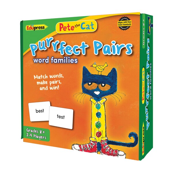 Pete The CatÂ® Purrfect Pairs Game: Word Families